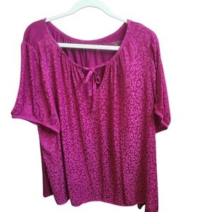 Women's‎ Pink Leopard Print Top